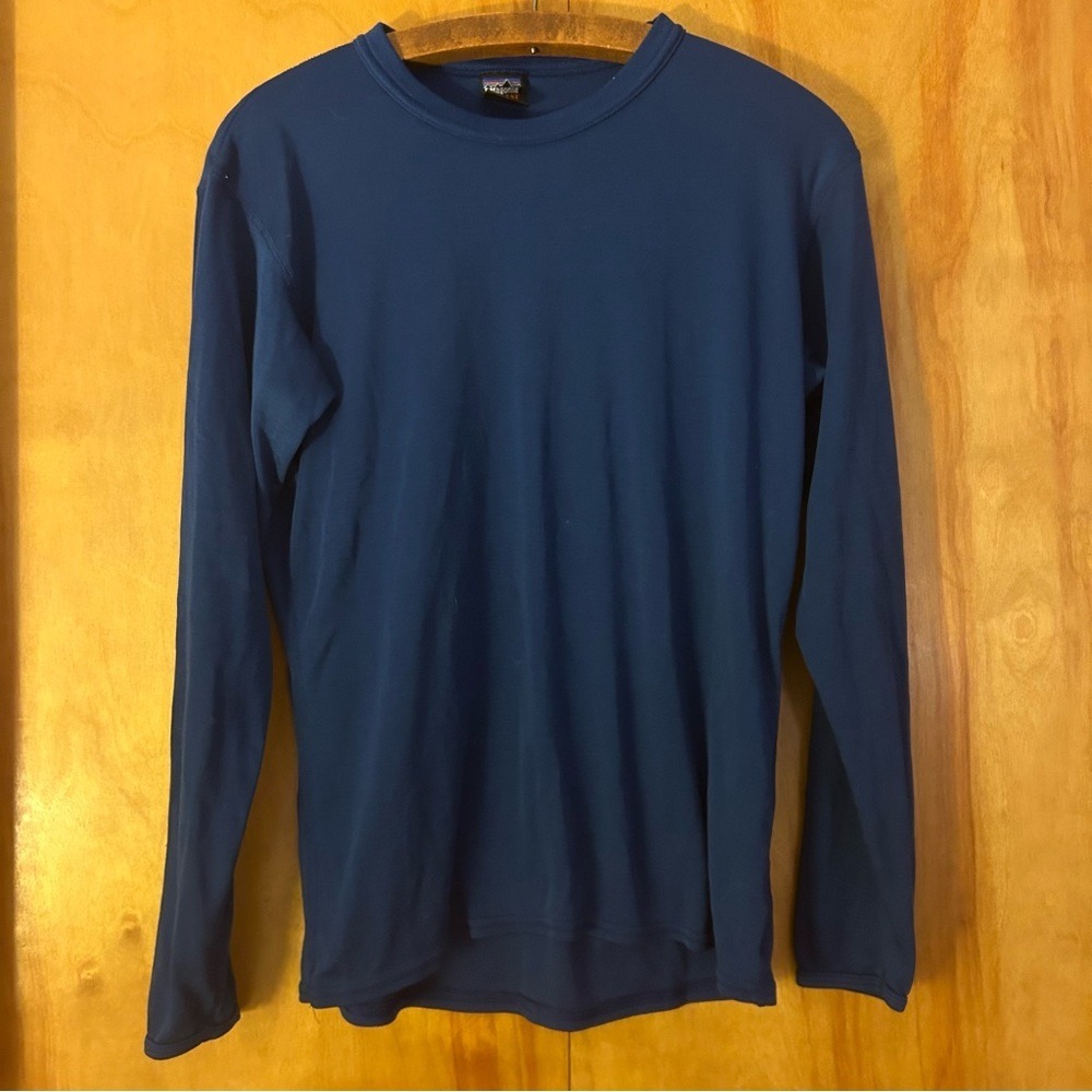 Patagonia-Mens Capilene Base Layer Tee-Long Sleeve-Sz S-Gorpcore-Outdoors-Hiking